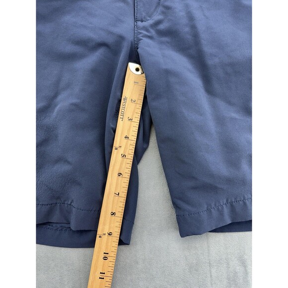 Lee Flex Shorts Lot x2 Mens 34 Navy Blue Beige Stretch Zip Pocket Casual Outdoor - Picture 4 of 16